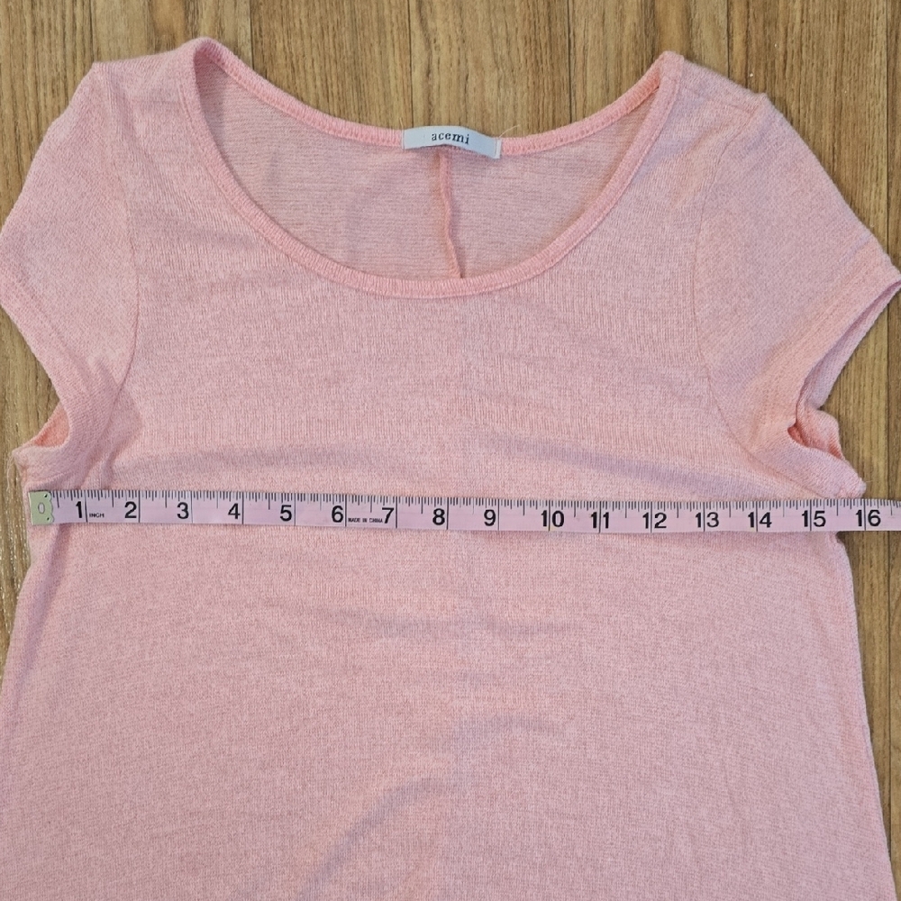 Acemi Light‎ Pink Short Sleeve Top - Picture 6 of 7